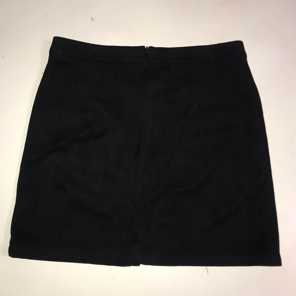 Tobi Suede Lace Up Mini Skirt - Picture 4 of 6